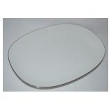 Noritake Fremont 6127 Platinum Oval Platter 13.25