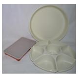 Vtg Tupperware 1292-7 Hot Dog/Cold Cuts Keeper