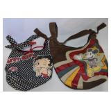 (2) Ladies Handbags w/ Mickey Mouse + Betty Boop