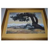 NWF Signed Original Watercolor Framed Fine Art