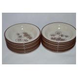 (12) Noritake Stoneware Desert Flower 5.5" Fruit