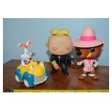 (3) Disney Who Framed Roger Rabbit Figures w/