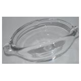 Kosta Boda Sweden Handled Freeform Serving Bowl