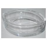 Daum France Crystal Eye-Shaped Serving Bowl 9.25w