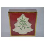 Lenox Holiday Tree Candy Dish 6146310 in Box