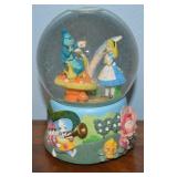 Walt Disney Alice in Wonderland Musical Snow Globe