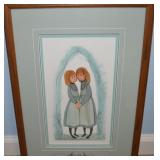 P Buckley Moss Signed LE My Daughters Framed Fine