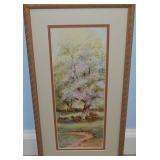 Hazel Anthony Smith Signed Orig Watercolor Framed