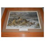 Scott Zoellick Signed LE Days Gone By Pheasants