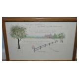 D Morgan Signed 1989 I Love You Mother Framed