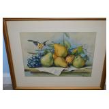 Hazel Anthony Smith Signed Orig Watercolor Framed