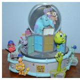 Walt Disney Monsters Inc Rotating Musical Snow