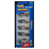 Hot Wheels Diecast 5 Car Gift Set Race Team III
