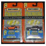 (2) Matchbox Premiere LE Diecast 1970 Pontiac GTO