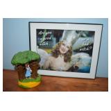 (2) Wizard of Oz Collectibles w/ Framed Good/Bad