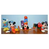 (4) vtg Disney Ceramic Mickey & Friends Figures