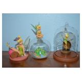 (3) Walt Disney Peter Pan Tinkerbell Ornaments