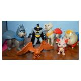 (5) DC Comics Super Pets Figures + Batman