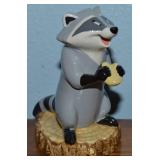 Vintage Disney Ceramic Pocahontas Meeko Figure