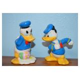 (2) Vtg Disney Mickey & Co Ceramic Donald Duck