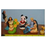 Walt Disney Collectibles w/ Pocahontas + Mickey