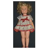 1972 Ideal Shirley Temple 16t Doll in Red Polka