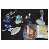 (5) EA Sports Madden NFL Figures + NASCAR Opener