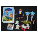 Walt Disney Movie Toys Lot: 101 Dalmations, Lion