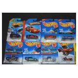 (8) Hot Wheels Diecast Vehicles on Card