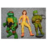 1988 Playmates TMNT Raphael & April O