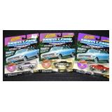 (3) Johnny Lightning Diecast Muscle Cars Chevy