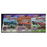 (3) Johnny Lightning Diecast Mustang Classics