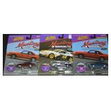 (3) Johnny Lightning Diecast Mustang Classics