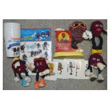 Vintage California Raisins Collectibles w/ Figures