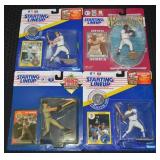 (4) Starting Lineup Kenner MLB Baseball Figures