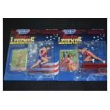 (2) Starting Lineup Hasbro 1996 Timeless Legends