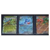 (3) Pokemon TCG ex Holo Cards: Teal Mask Ogerpon