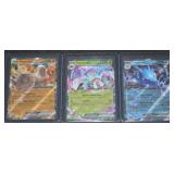 (3) Pokemon TCG ex Holo Cards: Regirock Rabsca