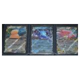 (3) Pokemon TCG ex Holo Cards: Blissey Kingdra