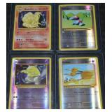 (4) Pokemon TCG Holo/Reverse Cards: Ninetales,