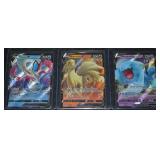 (3) Pokemon TCG Holo V Cards: Milotic Ninetales