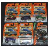 (6) Matchbox Diecast Trucks, SUVs, Snowmobile +