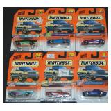 (6) Matchbox Diecast Corvettes & Bel Air Chevys