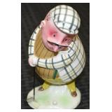 Vtg Enesco Japan Ceramic Golfer Figure 5.75t
