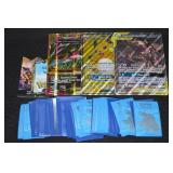 (3) Pokemon TCG Oversized Holo Cards + Sleeves