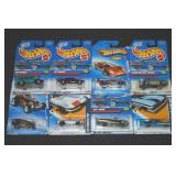 (8) Hot Wheels Diecast Vehicles on Card
