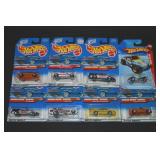 (8) Hot Wheels Diecast Vehicles on Card