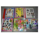 (2) Binders Full Vtg Puffy & Pop Culture Stickers