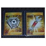 (2) Pokemon TCG Gold Holo Cards Tool Scrapper &