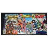 (3) Vtg Comic Books w/ Indiana Jones + GI Joe 4/17